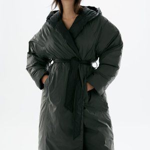 Zara | Jackets & Coats | New Zara Reversible Puffer Coat Black Ref